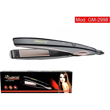 MaxTech - Piastra Per Capelli Lisci Professionale Rivestimento Ceramica Tormalina Gm-2998 - (1/5)