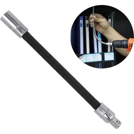 [Extension pour cliquet] Manche flexible 3/8" adaptable et anti-déboîtement pour espaces restreints, industrie (1/5)