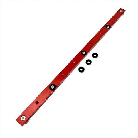 Holzbearbeitung – Begrenzte Gehrungsschiene, rot (1/5)