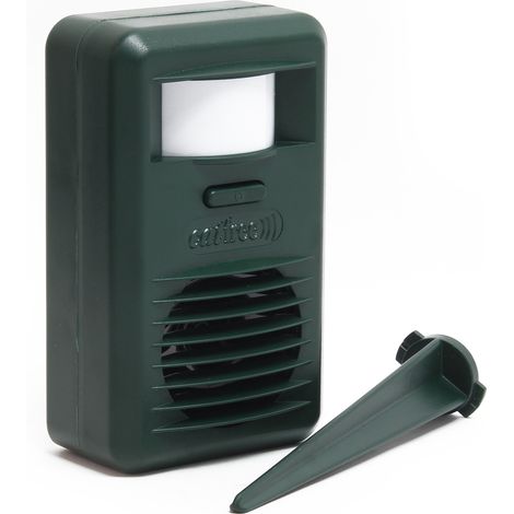 Wiltec – Répulsif à ultrasons pour chats – Détecteur de mouvement jusqu’à 10 m – Protection jardin – Étanche et inoffensif pour animaux
