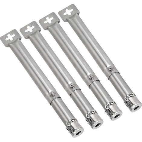 4 Pièces de Rechange de Tube Ill S en Acier Inoxydable de Longueur Adaptées pour Brinkman - Tuyaux de Barbecue Compatibles avec Brinkman Ills - Accessoires Ill pour Plis de (1/4)