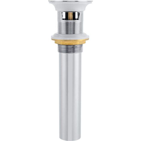 Pop-up-Ablaufstopfen G1-1/4" – Messing – Badarmatur – Aufsatzwaschbecken – mit Überlauf – 01