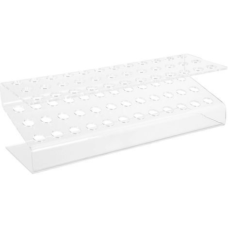 Transparenter Acryl-Pinselhalter, Tischaufsteller für Augenbrauenstifte – 24,00 x 8,00 x 7,50 cm (1/4)
