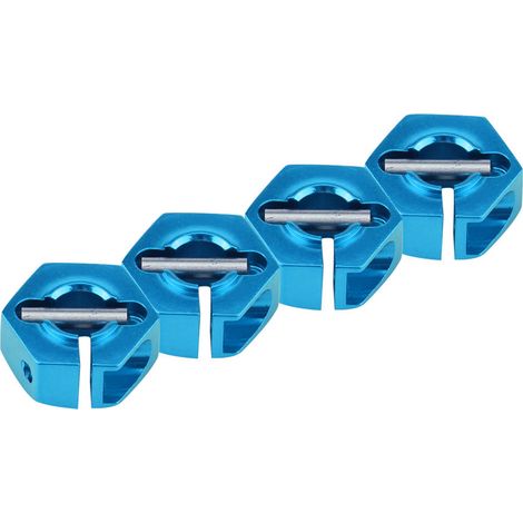 12-mm-Universal-Radsechskantnabenadapter für HSP Sakura 1/10 RC-Car (5 mm, Blau) (1/5)