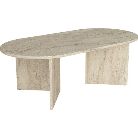 Tavolino Effetto marmo Beige - TOPANIA