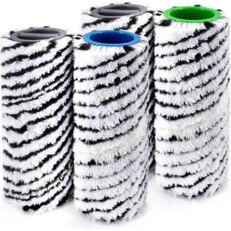 Brosse à rouleau en pierre pour nettoyeur de sols sans fil Kärcher FC7, FC7 Premium, FC5, FC5 Premium et FC3, référence 2.055-021.0, lot de 4