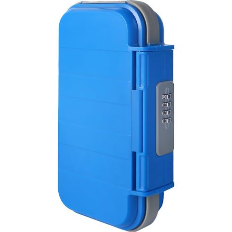 Petit coffre-fort Boîte de rangement sécurisée Mini boîte peut être verrouillée for la sécurité des voyages Boîte de séchage étanche Protéger avec un coffre-fort à manille en acier Coffre-fort portabl (1/5)