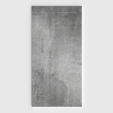 VAROBATH - Receveur de douche 3D Plaster 100x140 - Modèle Veltrix effet ciment (1/5)