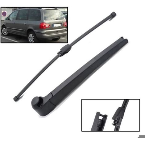 Balai Essuie-Glace Arrière - Bras Essuie-Glace Arrière - Pour VW Sharan MK1 2002-2010 - Lot de 2 Pièces (1/5)