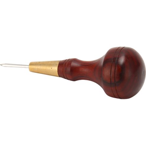 Poinçon à cuir en forme de diamant de 3 mm pour le bricolage, poinçon de couture professionnel à haute pénétration, outil pour le travail du cuir (1/5)
