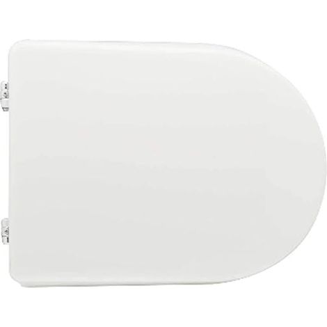 Copriwater Coprivaso Tavoletta Sedile WC per Althea Vaso Rose Bianco
