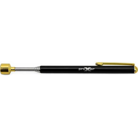 Pinza magnética telescópica PRAXER con forma de bolígrafo, 550 mm, capacidad de carga 300 g
