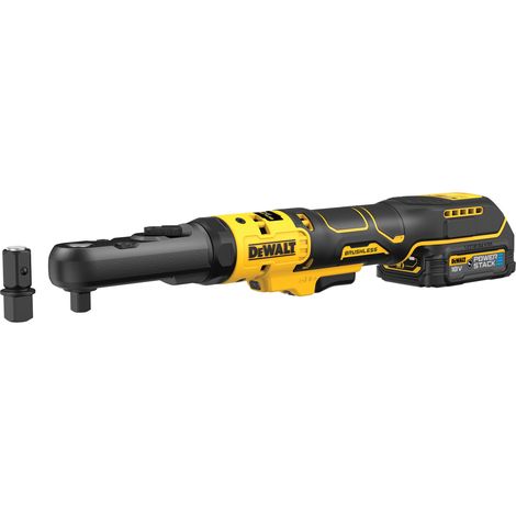 DeWALT Akku-Ratsche DCF510E2G, 3/8-1/2Z, 18V, 1x 1,7Ah Powerstack und Ladegerät