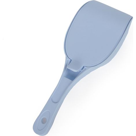 Pelle à litière pour chat, multifonction, Filtration à mailles fines, poignée ergonomique, avec couvercle pour chats, chiens, animaux de compagnie, bleu (1/5)