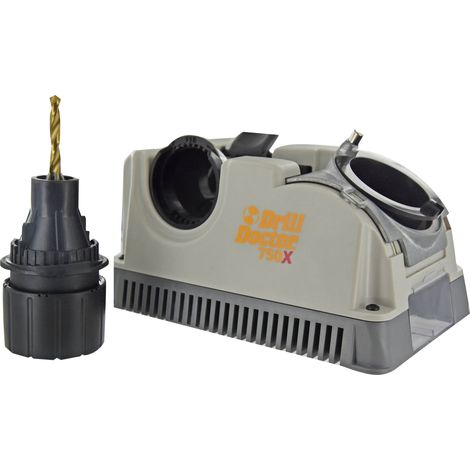 Tivoly • Affilapunte Drill Doctor DD750 XP Ø da 2,5 a 19 mm Affilatura da 118° a 135° Gioco conico e punta a croce - Profondità di taglio e angolo di spoglia regolabile (1/3)