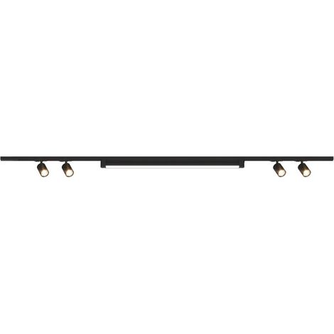 Top light track mono mixkit 200 n ne gu10 led module intégré 4000k plafonnier moderne réglable yari spots (1/5)
