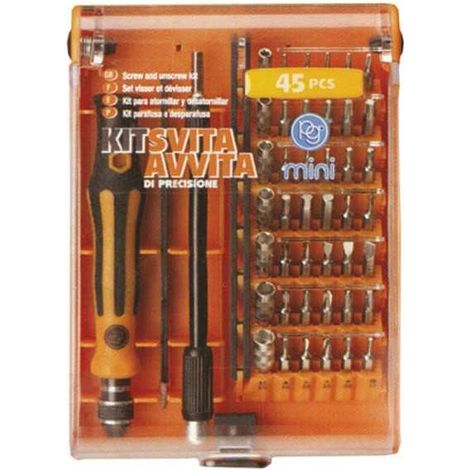 Accesorios para destornillador Kit de 45 piezas M.8775 Pg