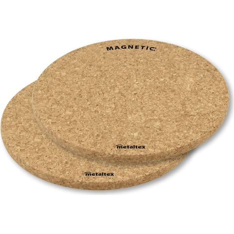 Lot de 2 Sets de table, Liège, Aimanté, 20 cm, Protection plan de travail (1/4)