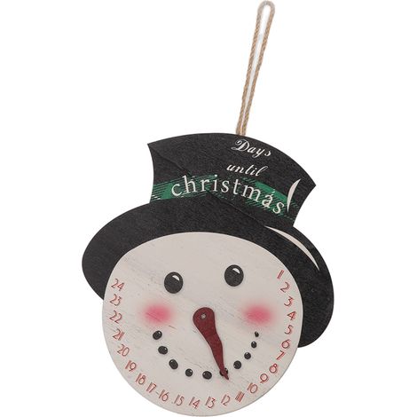 Weihnachtsschild im Puppenstil, 4 mm dick, leicht, einfach zu montieren, aus Fichtenholz, Willkommensdekoration für die Tür (1/5)
