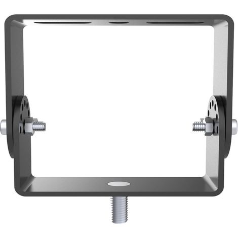 Support En Saillie Orientable pour Cloche LED Industrielle UFO HBD/HBM Evo Noir