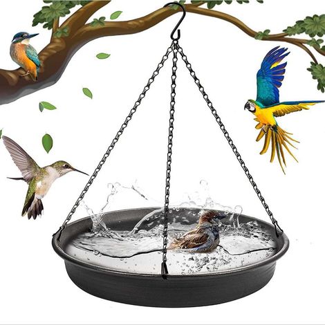 Mangeoire À Oiseaux - Plateau Suspendu Pour Bains D'Oiseaux - Compatible Piscine Et Spa - 22,5 x 23 cm - 1 Pièce (1/5)