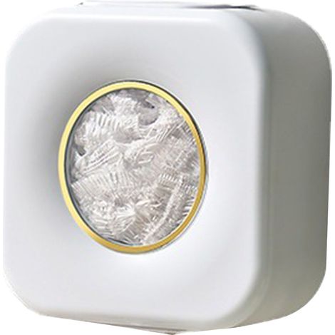 Boîte de rangement murale pour film alimentaire jetable PET PP TPR, distributeur de sachets et organisateur pour la cuisine et la salle de bain, blanc (1/5)
