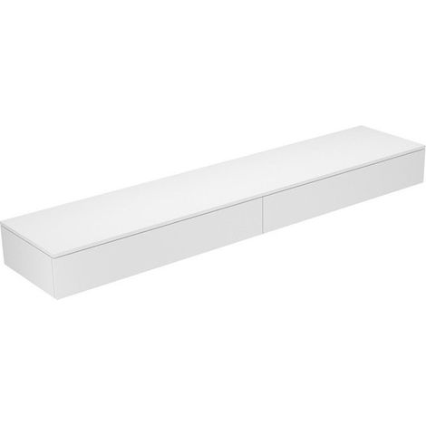 Buffet EDITION 400 2 façades coulissantes 2100 x 199 x 450 mm titan / titan KEUCO