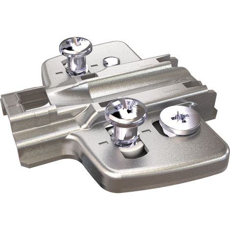 HETTICH Exzenter Kreuzmontageplatte, Systemschraube, Distanz 0 mm