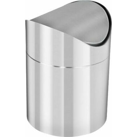 Poubelle Salle DE Bain INOX, Argenté (1/5)