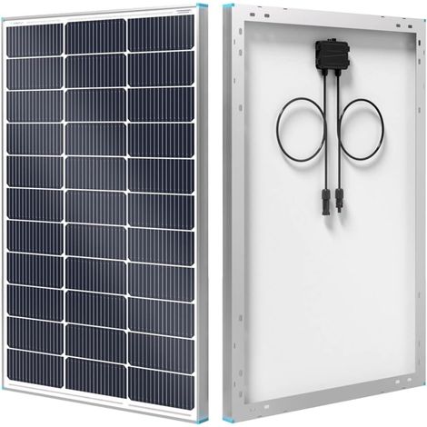 Panneau solaire 100 W de type N 16BB, 12 V 100 W, panneau solaire 25% haute efficacité, module PV chargeur pour batterie de ferme et autres applications hors réseau (1/5)