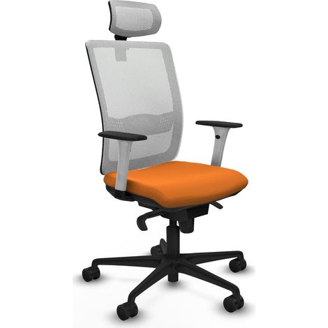 Sedia da ufficio piqueras y crespo Haches bianco schiuma ergonomica (1/2)