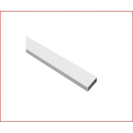 TUBO RECTANGULAR 40X20-2,5M AL BLANCO(S) - AMIG