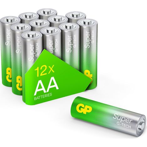 12x Super Alkaline G-TECH AA Batterie (1/5)