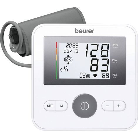 Beurer BM 27+ Misuratore Pressione Braccio 4 Utenti Rilevamento Aritmia USB-C App Beurer HealthManager Pro colore Bianco (1/2)