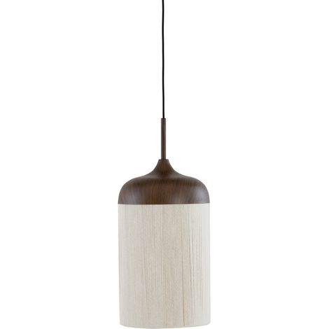 Light & Living - suspension - Dania - beige marron - coton métal (1/4)