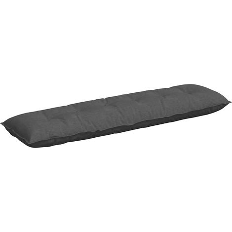 vidaXL  Back Pillow  Dark Grey 180 x 50 cm Corduroy Fabric (1/4)