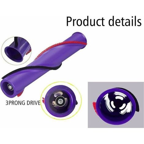 Brosse à Rouleau pour Dyson V10,Brosse de Rechange pour Dyson V10,Brosse de Nettoyage de Tapis de Rechange pour Dyson V1 Étiquette (1/5)