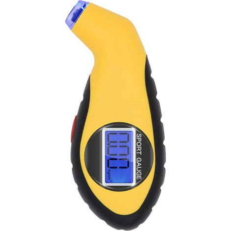 1pièces Tire Pressure Tester Digital Jauge De Pression Pneumatique Électronique Pour Voitures Et Manomètre Portable Avec Écran Lcd Pour Gonflage Rapide Pneus Outil De Pression (1/5)