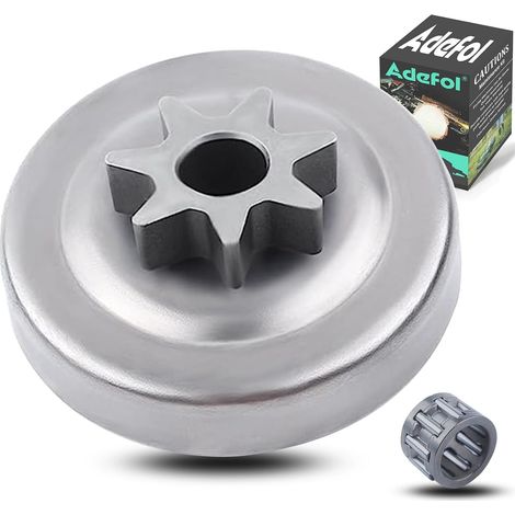 Ingranaggio cilindrico LinDuxe per Echo CS-400EVL CS-440 CS440EVL CS-510 Tamburo frizione per motosega + cuscinetto ad aghi  17510514630 A556000020 (1/4)