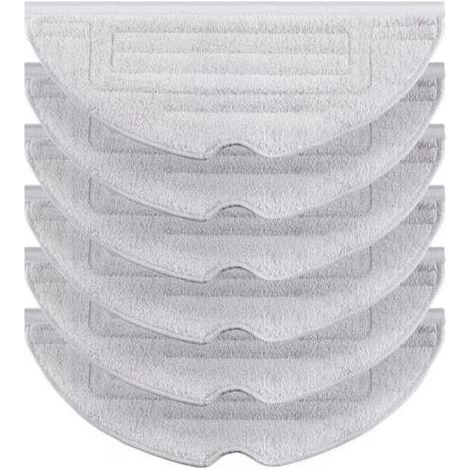 6 lingettes de nettoyage pour Roborock S7 Pro Ultra, S7 MaxV Ultra, S7 Plus, S7 Max – pièces détachées et accessoires pour aspirateurs robots Roborock S7, T7s et T7s Plus (1/5)