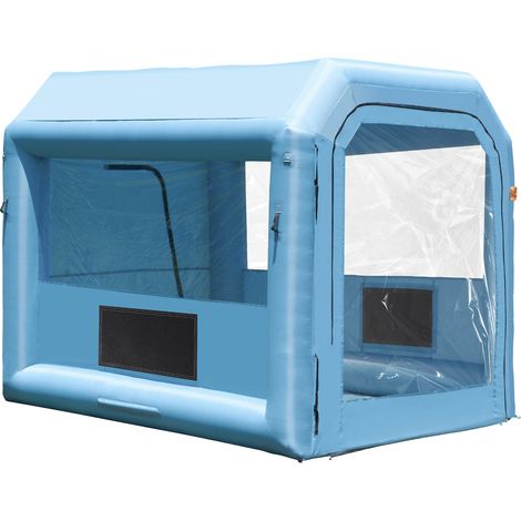 Vevor – Cabine de peinture gonflable 3x2,5x2,5 m – Souffleur 550 W – Système de filtration – Tissu Oxford – Installation rapide – Pour peinture automobile