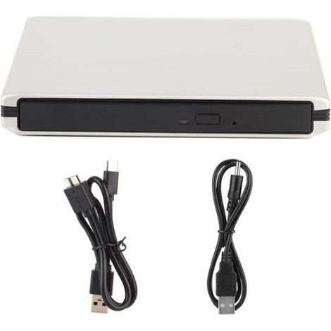 Lecteur DVD USB3.0 Blu-Ray DUOKON - Graveur externe - Lecture et gravure Blu-ray 3D