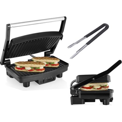Elektro Kontaktgrill & Grillzange Multigrill Schwimmdeckel 1500Watt, 28x19cm (1/5)