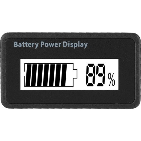 Voltmètre universel rétroéclairé blanc GY-6H pour affichage de la charge de la batterie 12-48 V (1/5)