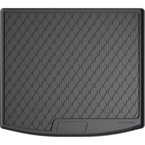 Vasca baule su misura in gomma sintetica - compatibile per Dacia Duster (03/24) 4WD, baule alto, ibrida (1/5)