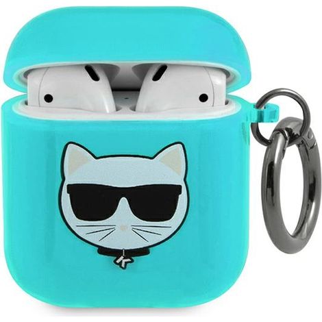 Karl Lagerfeld Choupette AirPods 1 Hülle Blau (1/3)