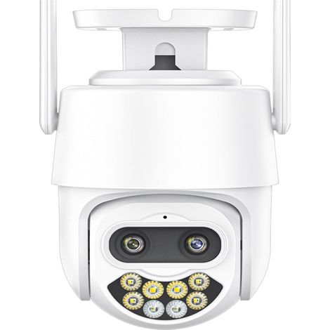 Caméra de sécurité à Domicile Caméra IP 8MP 4K PTZ extérieure, Zoom Automatique 8X, caméra de vidéosurveillance, détection Humaine AI, vidéosurveillance(4MP with 32GB) (1/5)