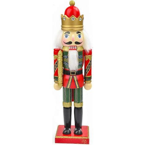 Multifunktionale Weihnachts-Nussknacker aus Holz, Soldaten, Neujahrs-Geburtstagsfiguren (1/5)