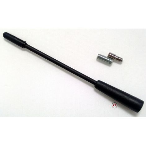 Adnauto – Antenne autoradio courte et souple 14cm – Diamètre 5-6mm – Mât intérieur universel pour installation facile