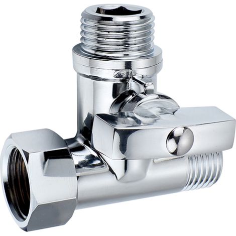 Válvula De Bola - Latón - Rosca 1/2 Pulgada - Presión Máxima 16 Bar - Sellado PTFE - Temperatura Máxima 150 °C - 1 Unidad (1/5)